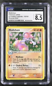 Medicham EX Hidden Legends Reverse Holo 10/101 CGC 8.5 NM/Mint Pokemon 2004 - Picture 1 of 2