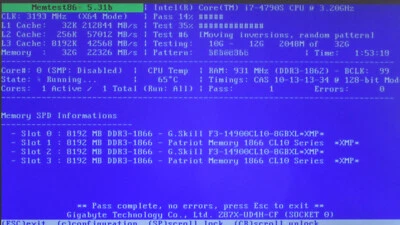 price lowered 32GB lot gskill ripjaws x patriot viper 8gb x4 DDR3 1866 pc3 14900 - Image 1 of 3