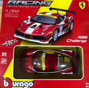 KIT de montaje METALICO 1/24 FERRARI 488 CHALLENGE BURAGO BB26582 - Imagen 1 de 8