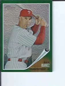 Raul Ibanez 2011 Topps Heritage Green Chrome Refractor - Picture 1 of 1