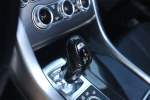 Carbon Fiber Style Gear Shift Lever Selector Trim Fit For Range Rover Sport - Picture 1 of 7