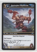 2009 World of Warcraft TCG: Blood Gladiators Spelunker Maddocks #117 1i3