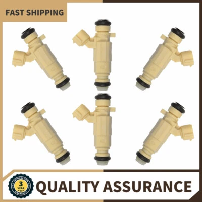 Inyectores de combustible 6 piezas para KIA 2005-2010 SPORTAGE 2,0 L L L4 2006-2010 OPTIMA 2,7 L V6 Foto 1 de 4