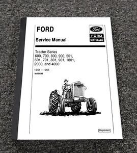 1954-1964 Ford New Holland 2000 4000 Series Tractor Shop Service Repair Manual