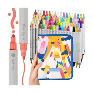 ARTISTRO 72 Acrylic Paint Pens, Acrylic Paint Markers, Fabric Markers for Tex... - Picture 1 of 6
