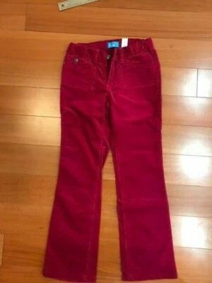 Girls TCP The Children's Place Red Velvet Pants 8 - Image 1 of 4