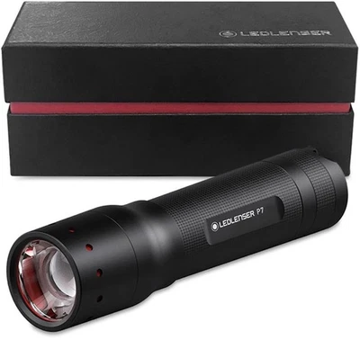 Ledlenser P7 LED Taschenlampe Arbeitslicht 450lm 300m +  Geschenkset mit Tasche  - Bild 1 von 4