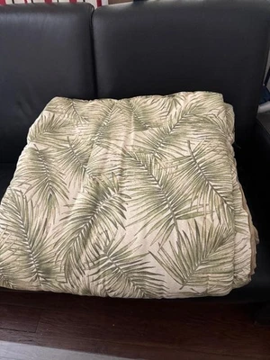  Edredón NAUTICA Shelter Island Estampado Tropical Completo/Queen 100% ALGODÓN 90x 92 Foto 1 de 4