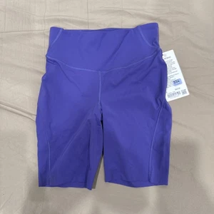 Pantaloncini da corsa donna Lululemon Base Pace HR corti 8" taglia 6 viola - Foto 1 di 7