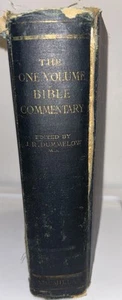 The One Volume Bible Commentary Edited by Rev. J. R. Dummelow Church Study Book - Foto 1 di 9