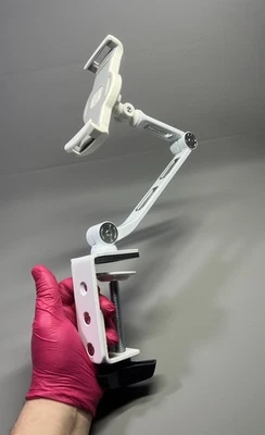 Aluminium Long Arm Tablet Phone Holder Mount Flexible Stable 4.7-11 Inch Devices - Image 1 of 4