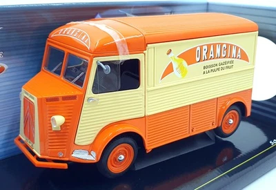 Solido 1/18 Scale Diecast 8409.02 - Citroen HY Orangina 1962 - Orange/Cream - Image 1 of 4