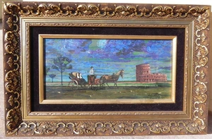 John Morris 1920-1991 Surrealist Painting American Popular Impressionist Artist - Bild 1 von 17