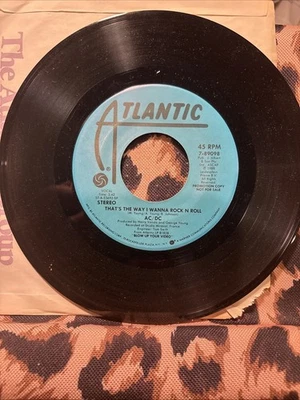 AC/DC That’s The Way I Wanna Rock N Roll Promo Nm - Image 1 of 2