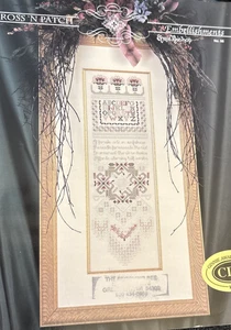 Vtg Rare Cross 'N Patch EMBELLISHMENTS Hardanger Pattern 1994 Bk #96 - Picture 1 of 8