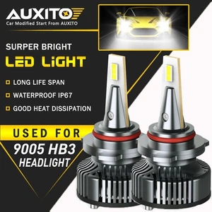 AUXITO Headlight LED Y13 Kit Low Beam Fog Light Bulb 6500K 16000LM For 9006 HB4 - Picture 1 of 12