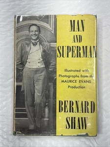 1948 Man and Superman by Bernard Shaw Hb DJ Mylar Protection ILLUSTRATED - Picture 1 of 11