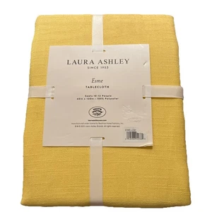 Laura Ashley Esme Lemon Tablecloth 60”x120” Yellow Spring/Summer NEW - Picture 1 of 3