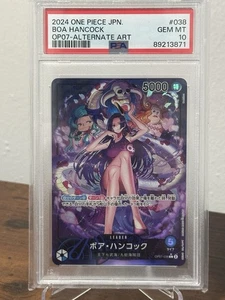 BOA HANCOCK 2024 UNA PIEZA JAPONÉS OP07 ARTE ANTIGUO #OP07-038 PSA 10 GEMA COMO NUEVO - Imagen 1 de 2