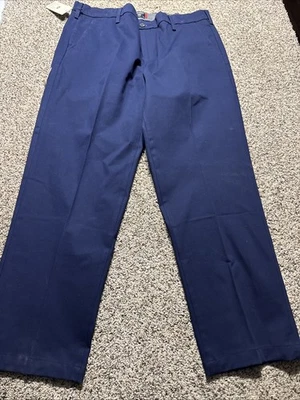 NWT Dockers 40X32 Workday Khaki Navy Blue Smart 360 Flex Mens Flexible Waistband - Image 1 of 4