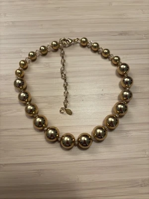 Colar de contas de ouro Tarina Tarantino - Feito nos EUA - Imagem 1 de 4