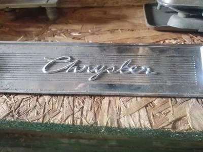 1960 1961 1962 Chrysler Newport New Yorker 300 Radio Block Off Delete Plate - Image 1 of 4