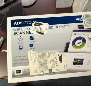 Brother ADS-2700W Wireless High-Speed Desktop Document Scanner Brand New - Picture 1 of 1