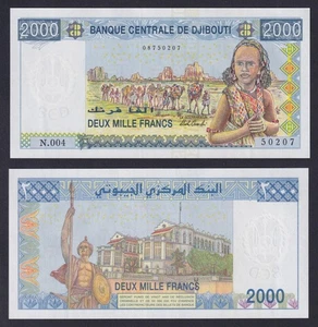 Banconota Djibouti 2000 francs 2008 P.-43 FDS/UNC - Picture 1 of 2