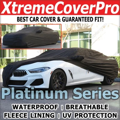 2020 2021 2022 BMW 840I M850I M8 2 DOOR WATERPROOF CAR COVER MIRRORPOCKET BLACK - Image 1 of 4