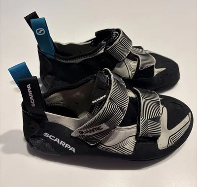 Zapatos de escalada Scarpa Quantic para mujer talla US 7 EU 38 gris polvo/negro Foto 1 de 4