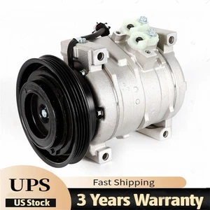 A/C AC Compressor w/ Clutch For Chrysler PT Cruiser 2001-09 2.4L (10S15C) 77387 - Picture 1 of 7