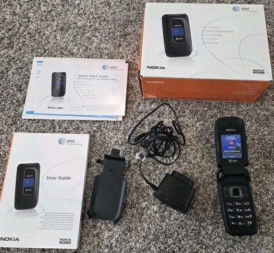 NUEVO Nokia 6085 Teléfono Abatible AT&T Raro De Colección Foto 1 de 3