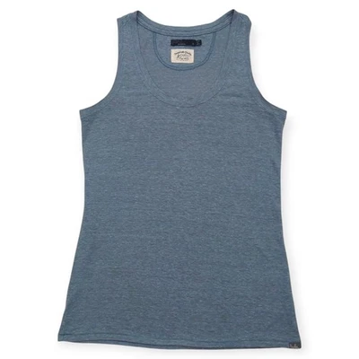 Prana Tank Top Women’s Size Small Heather Blue Gray Organic Cotton Blend Slub - Image 1 of 4