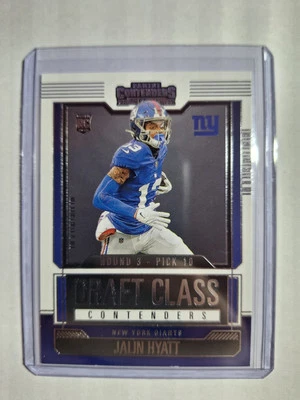 Jalin Hyatt Rookie 2023 Panini Contenders Football #12 New York Giants - Image 1 of 3