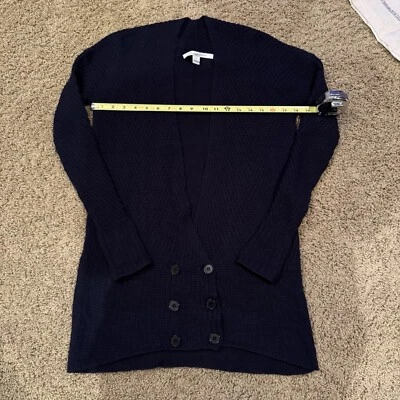 Cárdigan Diane von Furstenberg 100 % lana azul marino Foto 1 de 4