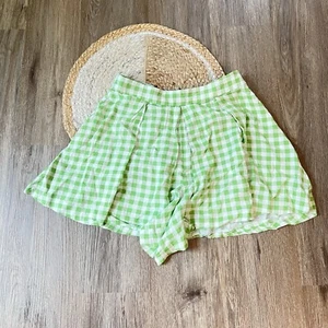 ZARA Gingham Short NWOT - Picture 1 of 7