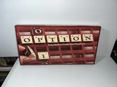 Game Option Double Sided Word Game Parker Brothers 0108 Vintage 1983 - Image 1 of 4