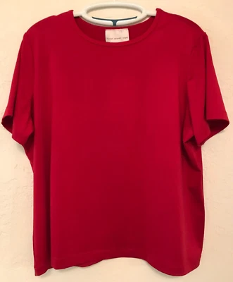 Blusa para mujer Susan Graver vacaciones Navidad Top cápsula ropa profesional camisa Foto 1 de 4