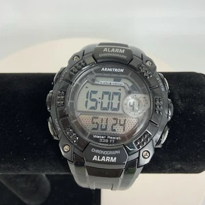 Armitron Pro Sport Alarm Chronograph Men’s Watch Damaged - Picture 1 of 6