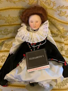Franklin Mint Heirloom 1982 Doll Queen Elizabeth l Limited Edition Porcelain - Picture 1 of 12