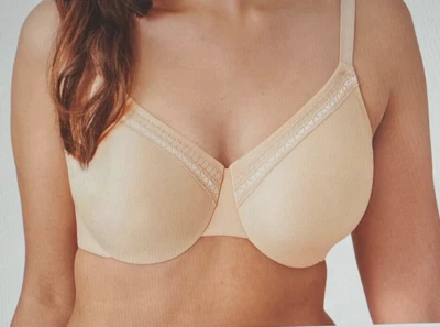 Wacoal 46D  Beige Perfect Primer Seamless Molded Lined Underwire Bra #855213 - Image 1 of 4