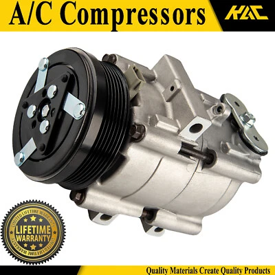 A/C Air Compressor For Ford F-150 F-250 F-350 F-450 1997- 2001 2002 2003 2004 - Image 1 of 4