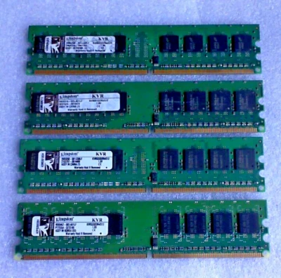 Kingston KVR533D2N4/512 ValueRam 2GB (4X512MB) 533MHz DDR2 NonECC CL4 DIMM - Image 1 of 2
