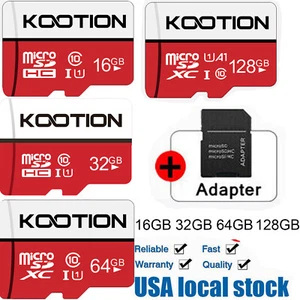Kootion 16GB 32GB 64GB 128GB Micro SD TF Card Ultra SDHC SDXC Memory Lot 1/5/10x - Picture 1 of 17
