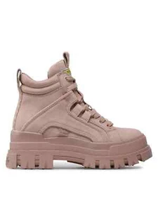 Buffalo Aspha Nc Cordón Medio Mujeres Estilo de Vida Zapatos Botas Nuevas Rosa Claro 1622134 - Imagen 1 de 5