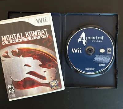 Mortal Kombat Armageddon And Resident Evil 4 Wii Games Bundle - Image 1 of 4