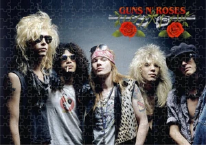 GUNS N' ROSES Jigsaw Puzzle, Game, Gift, Christmas, Birthday, Rock, Music - Picture 1 of 1