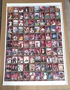 2009 Upper Deck UD MLB 20th Anniversary Uncut Baseball Sports Card Sheet  - Picture 1 of 8