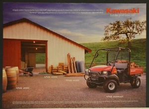 Kawasaki 4 x 4 Nutzfahrzeug Schwerlast Maultier Originalanzeige 2003 - Bild 1 von 1