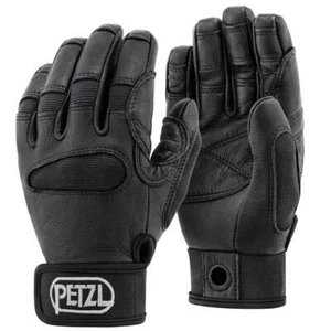 Guantes de aseguramiento/rappel Petzl Cordex Plus - negros o tostados - cuero - reforzados - Imagen 1 de 9